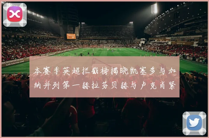 本赛季英超拦截榜揭晓凯塞多与加纳并列第一赫拉芬贝赫与卢克肖紧随其后
